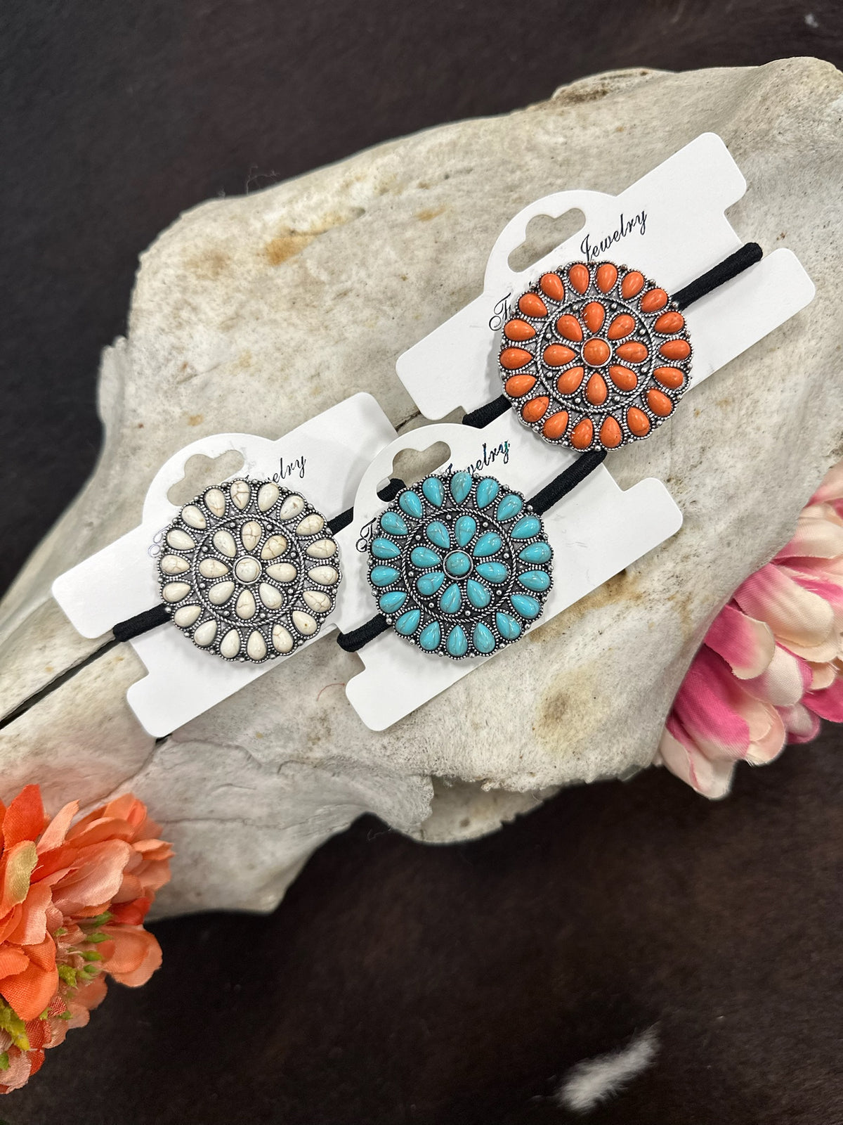 The "Mesa Pony" Turquoise Hair Ties