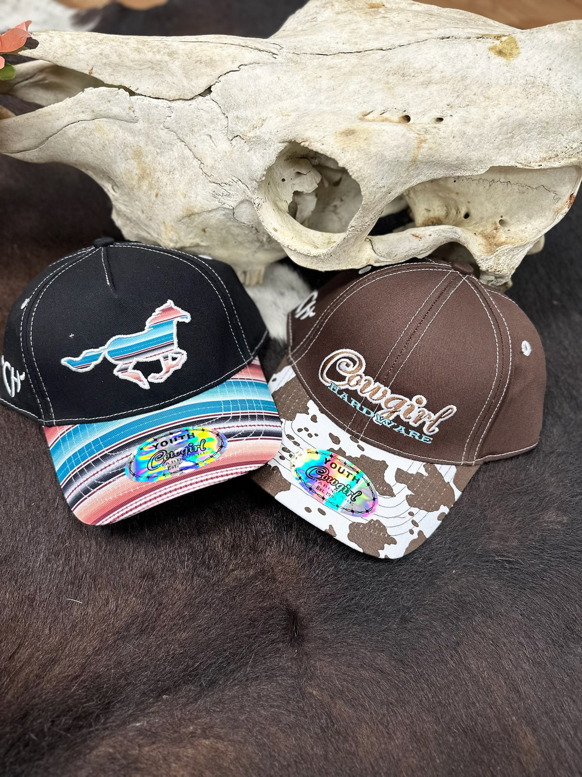 Li'l Britches Cowgirl Hardware Caps