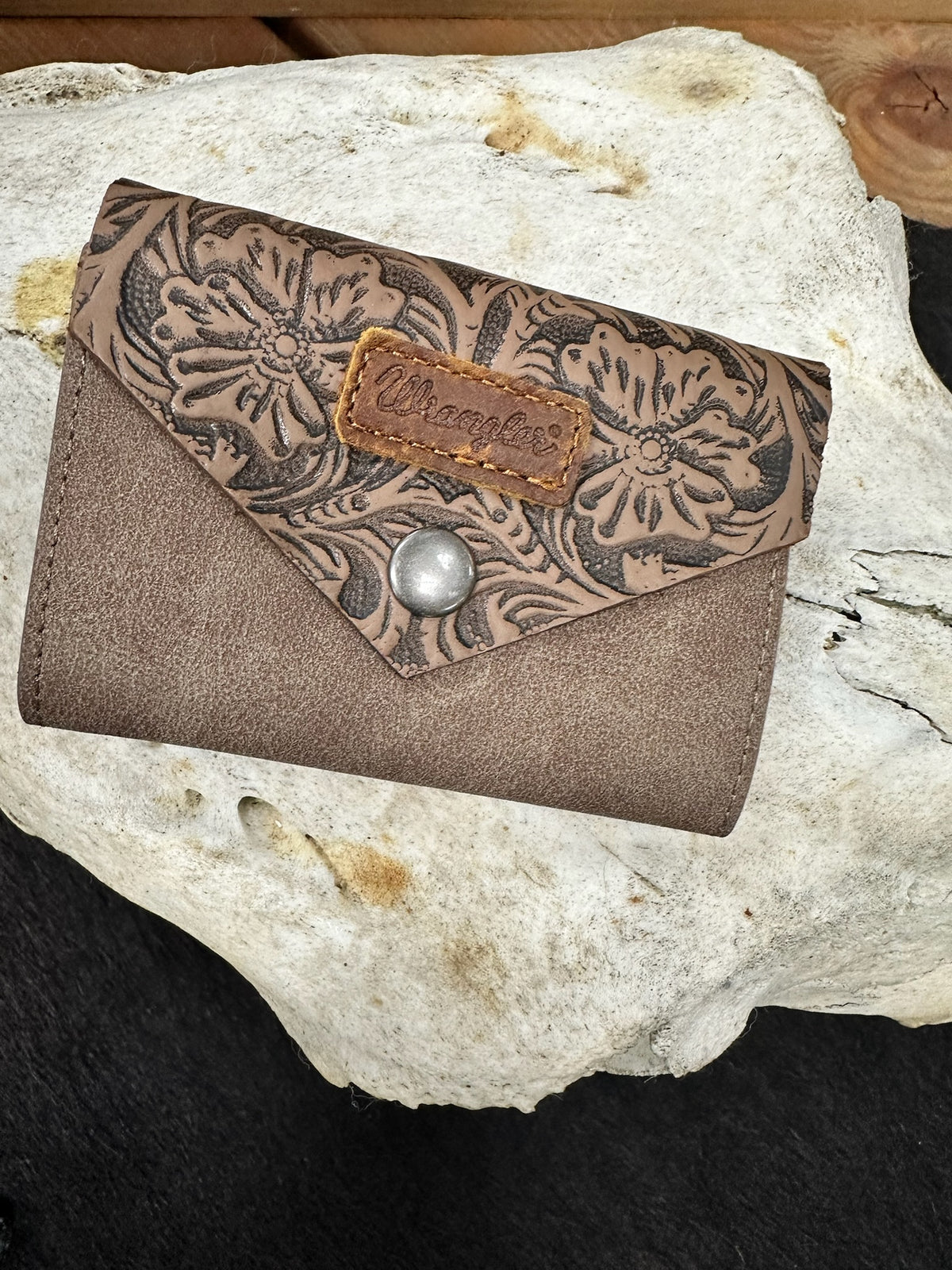 Wrangler Classic Tooled Mini Wallet