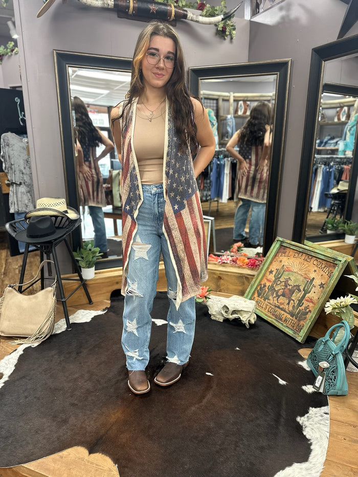 Stars & Stripes Duster Vest