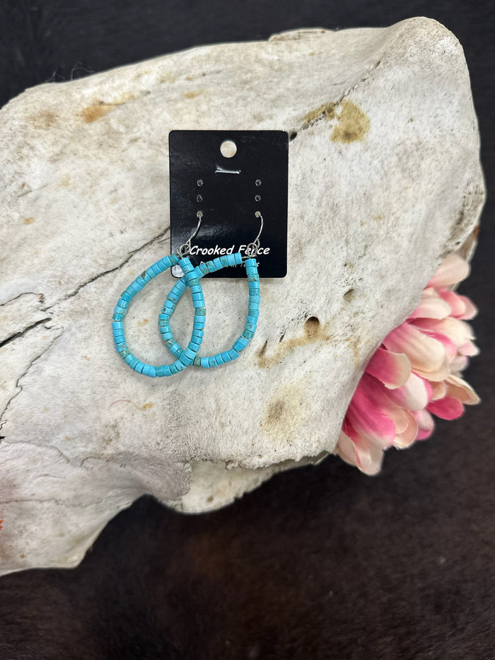 The "Cascade" Beaded Teardrop Earrings