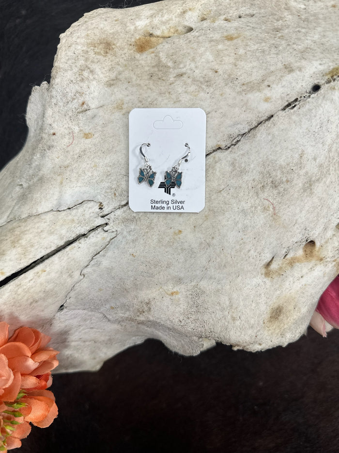 The "Aria" Sterling Silver Butterfly Earrings