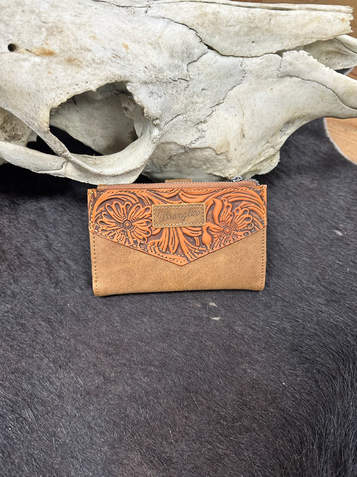 Wrangler Timeless Charm Tooled Wallet