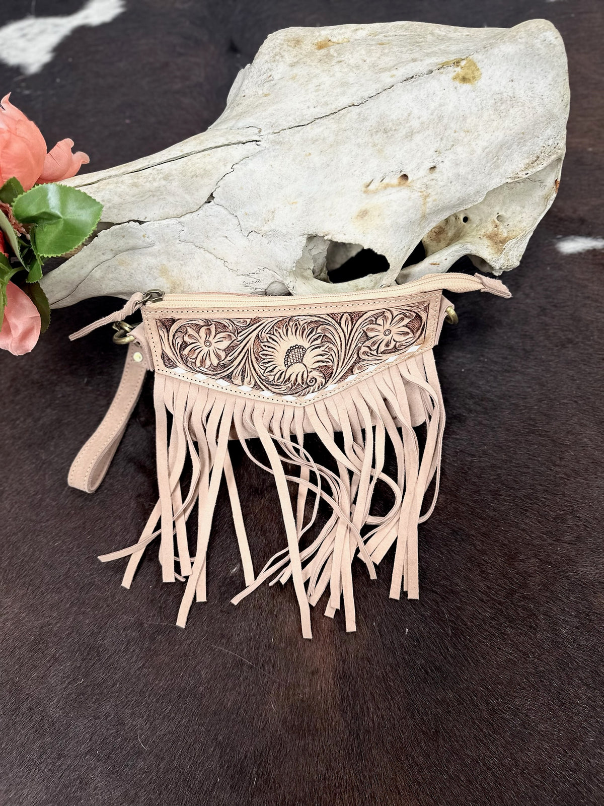 Sunset Mesa Fringe Wristlet