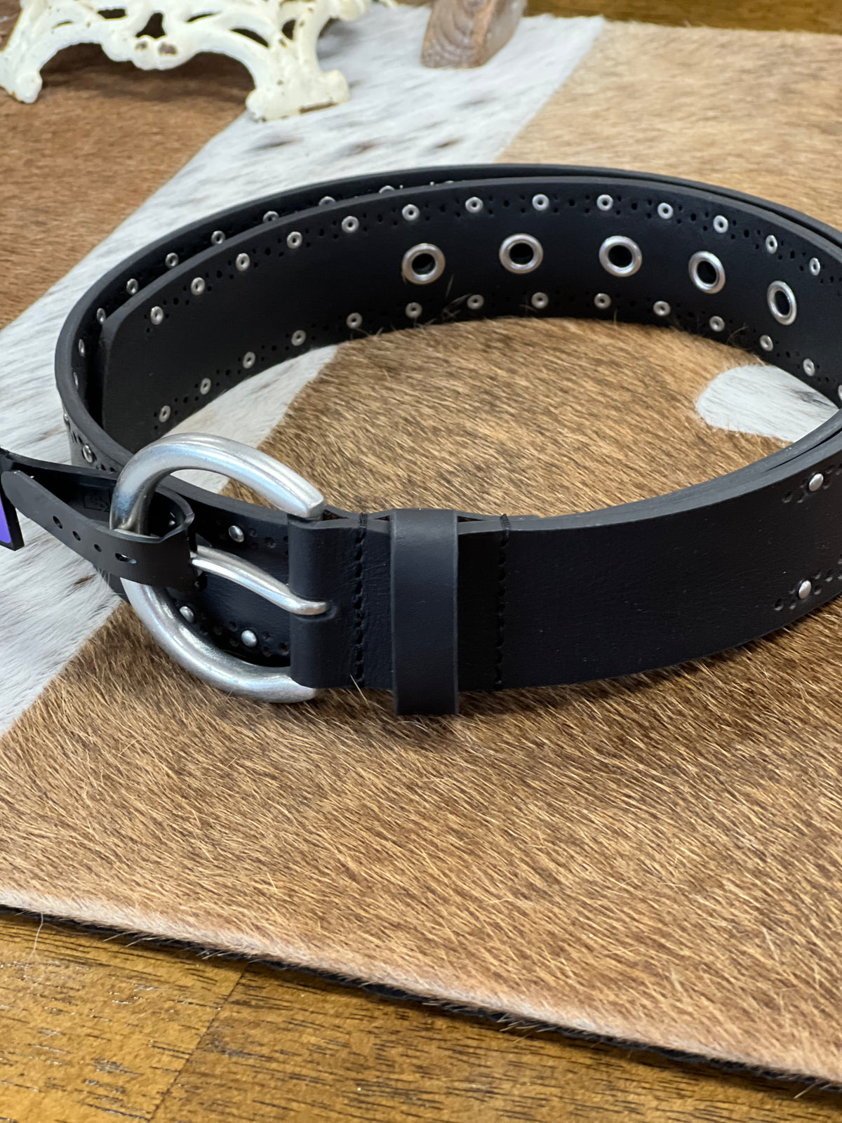 Black Leather Belt