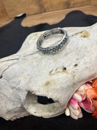 Silver Stone Stretch Bracelet