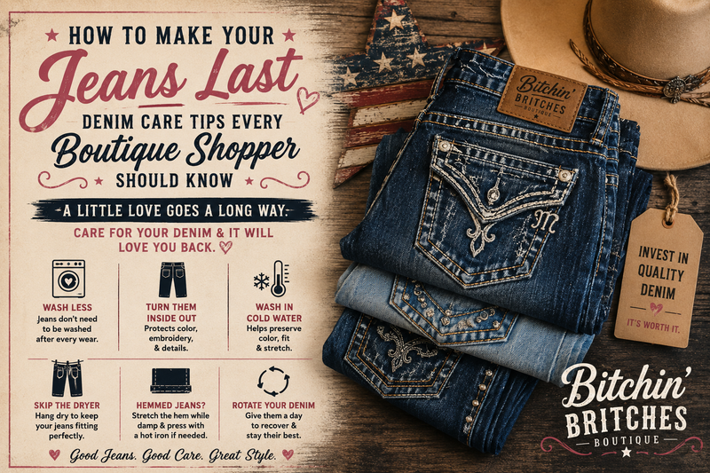 How to Make Your Jeans Last: Denim Care Tips Every Boutique Shopper Should Know