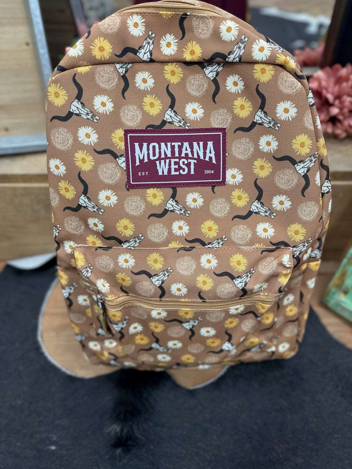 Montana West Sunshine and Skulls Backpack