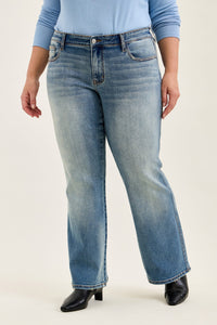 Judy Blue Daisy Bootcut Jeans – Medium Wash