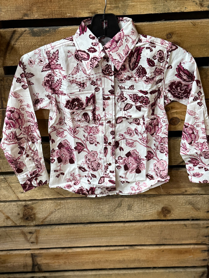 Wild Flower Pearl Snap