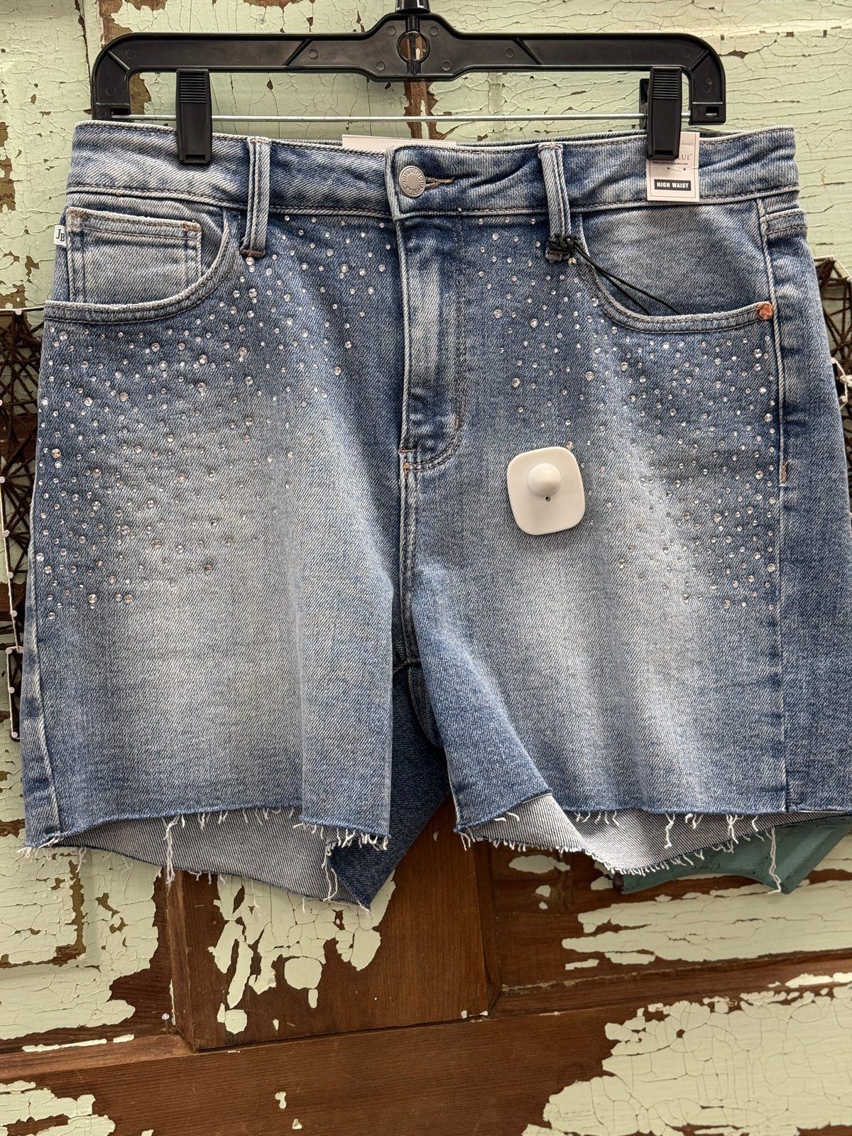 Rhinestone Embellished Shorts