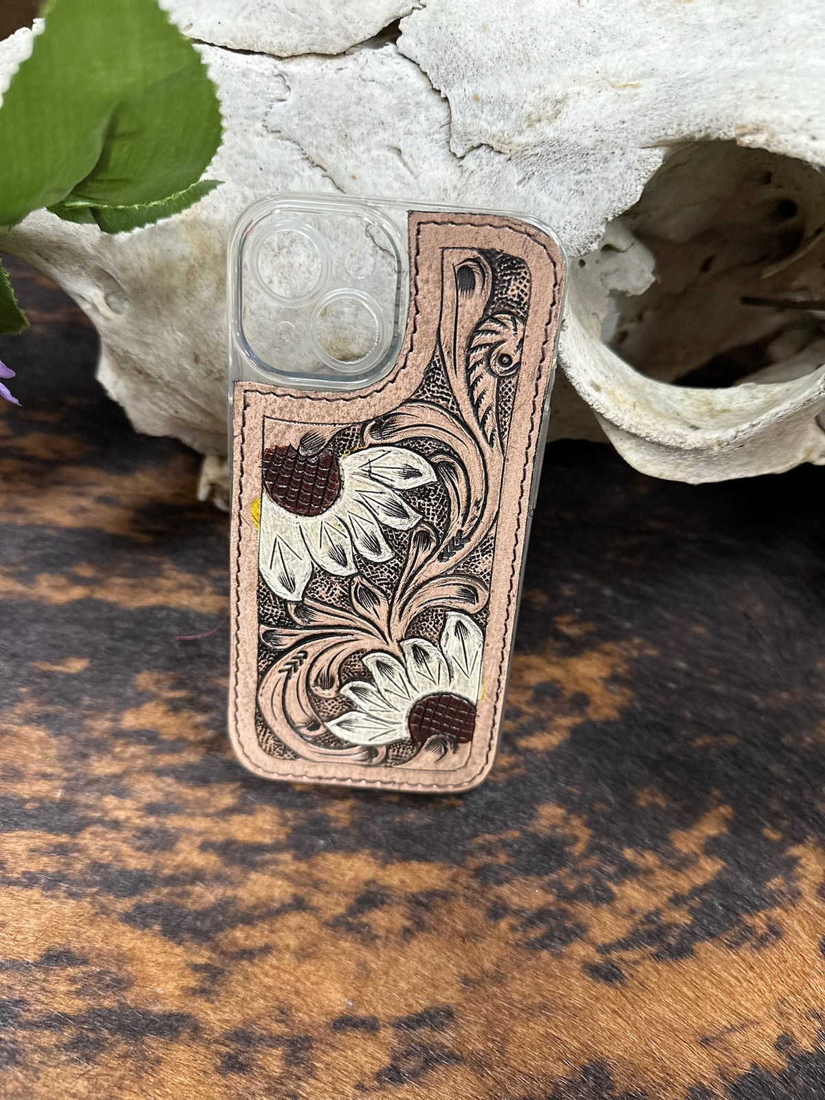 Tooled Leather IPhone Case (15)