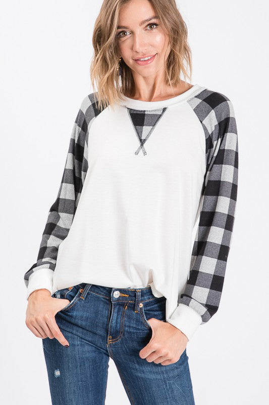 Buffalo Plaid Top