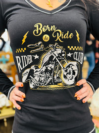 Born to Ride – Ride Club Long Sleeve Tee