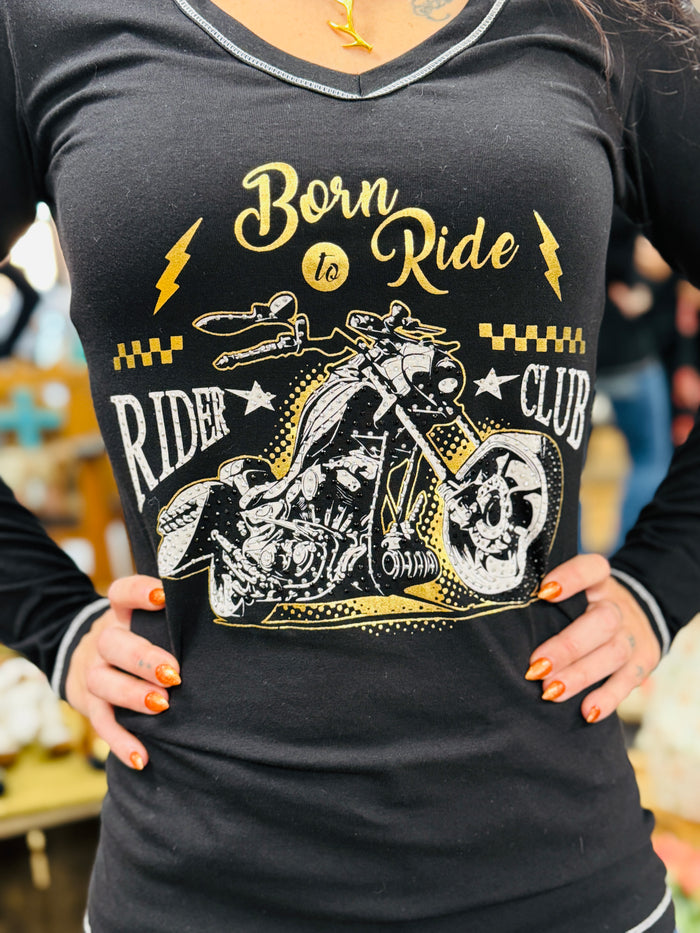 Born to Ride – Ride Club Long Sleeve Tee