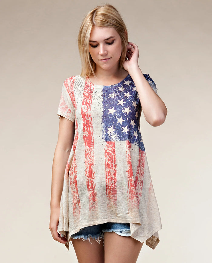 Stars & Stripes Knit Top