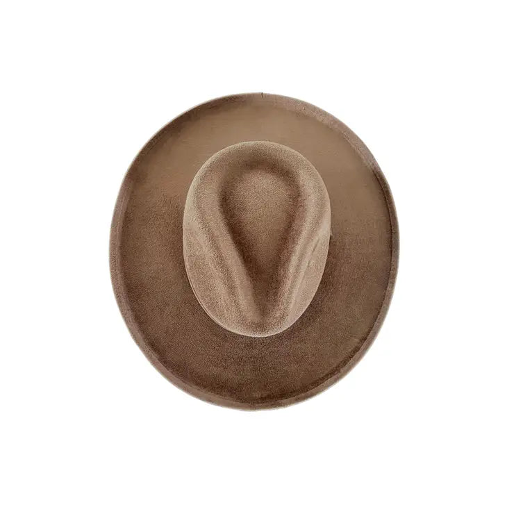 Tear Drop Vegan Suede Hat