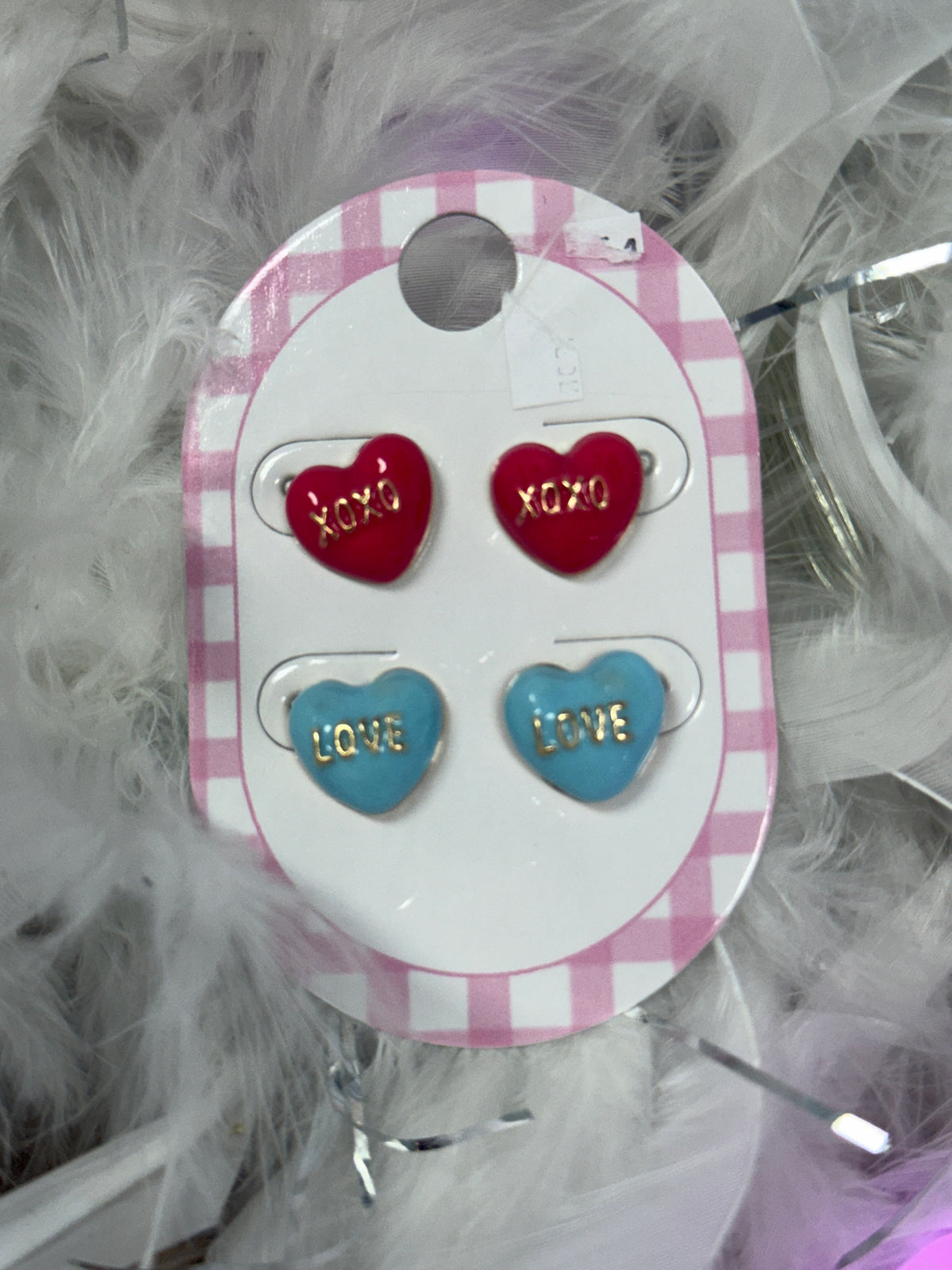 Heart Stud Earrings