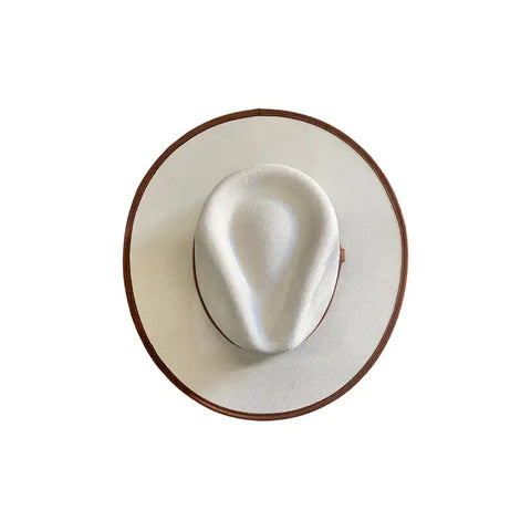 2 Tone Vegan Suede Hat