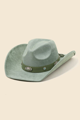 Western Disc Mint Cowboy Hat