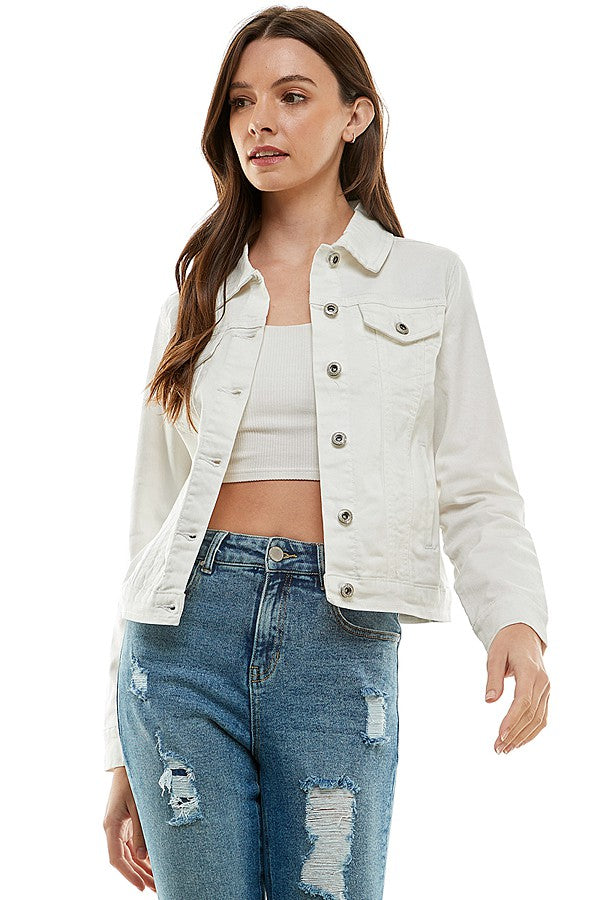 Stretch Denim Jacket