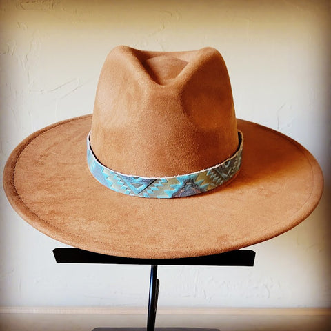 Aztec Leather Hat Band