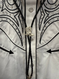 Bolo- Silver Jeweled