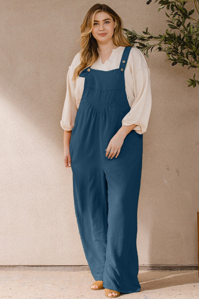 Button Sling Jumpsuit