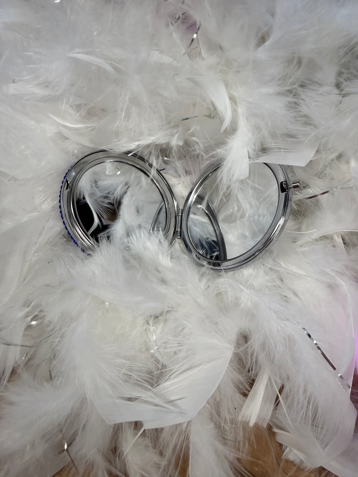 American Flag Bling Compact Mirror