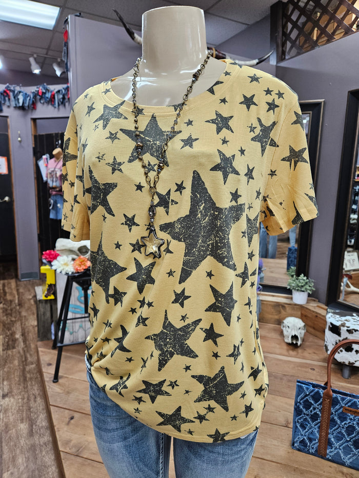 Mustard North Star Top