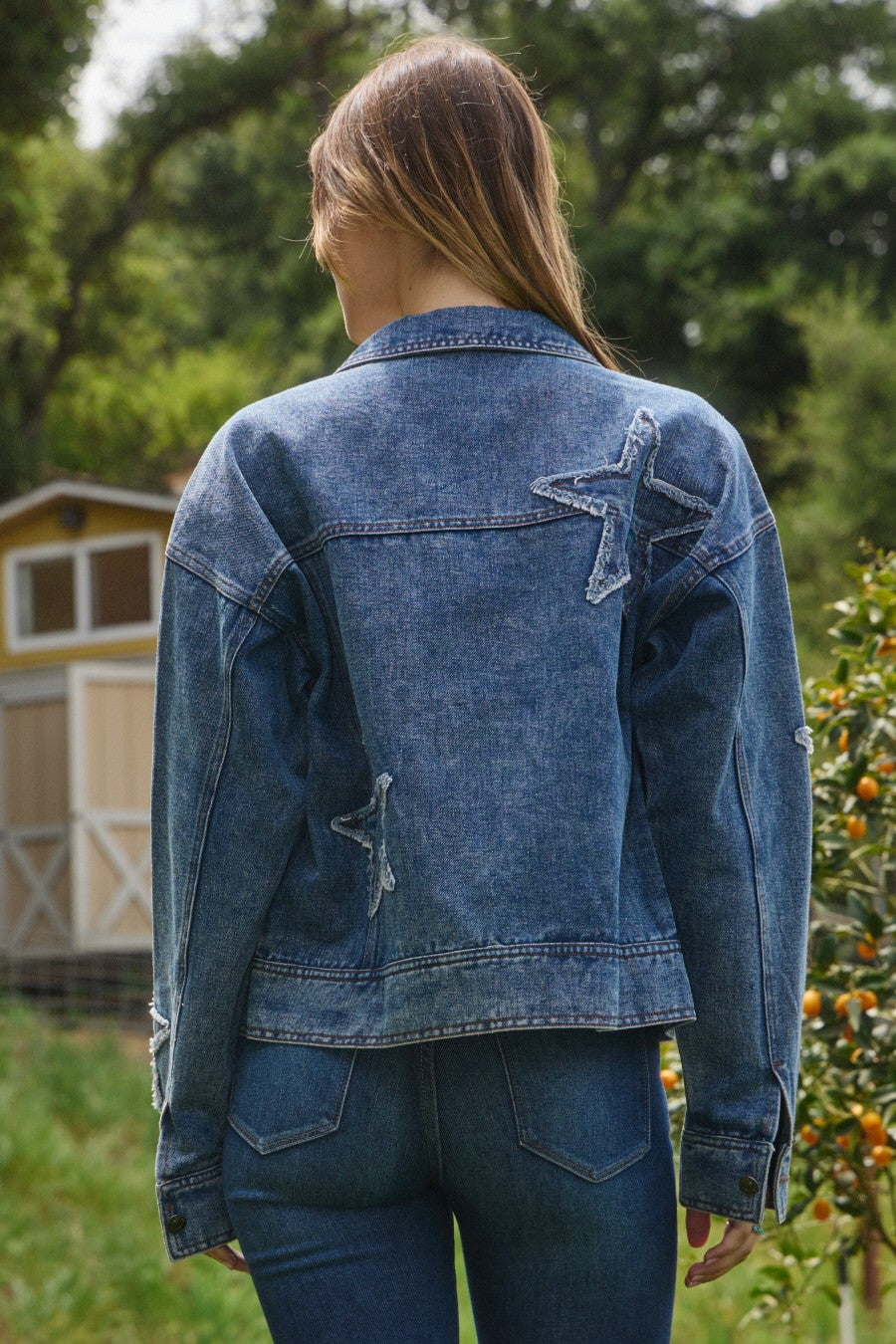 Star Patch Denim Jacket