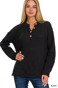 4 Button Sweater