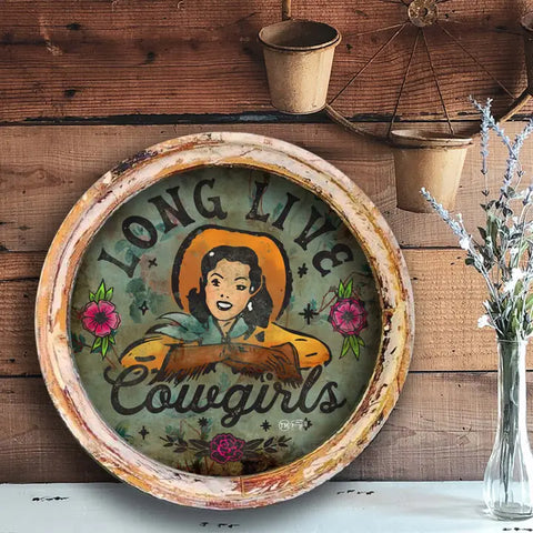 Long Live Cowgirl Circle Artwork