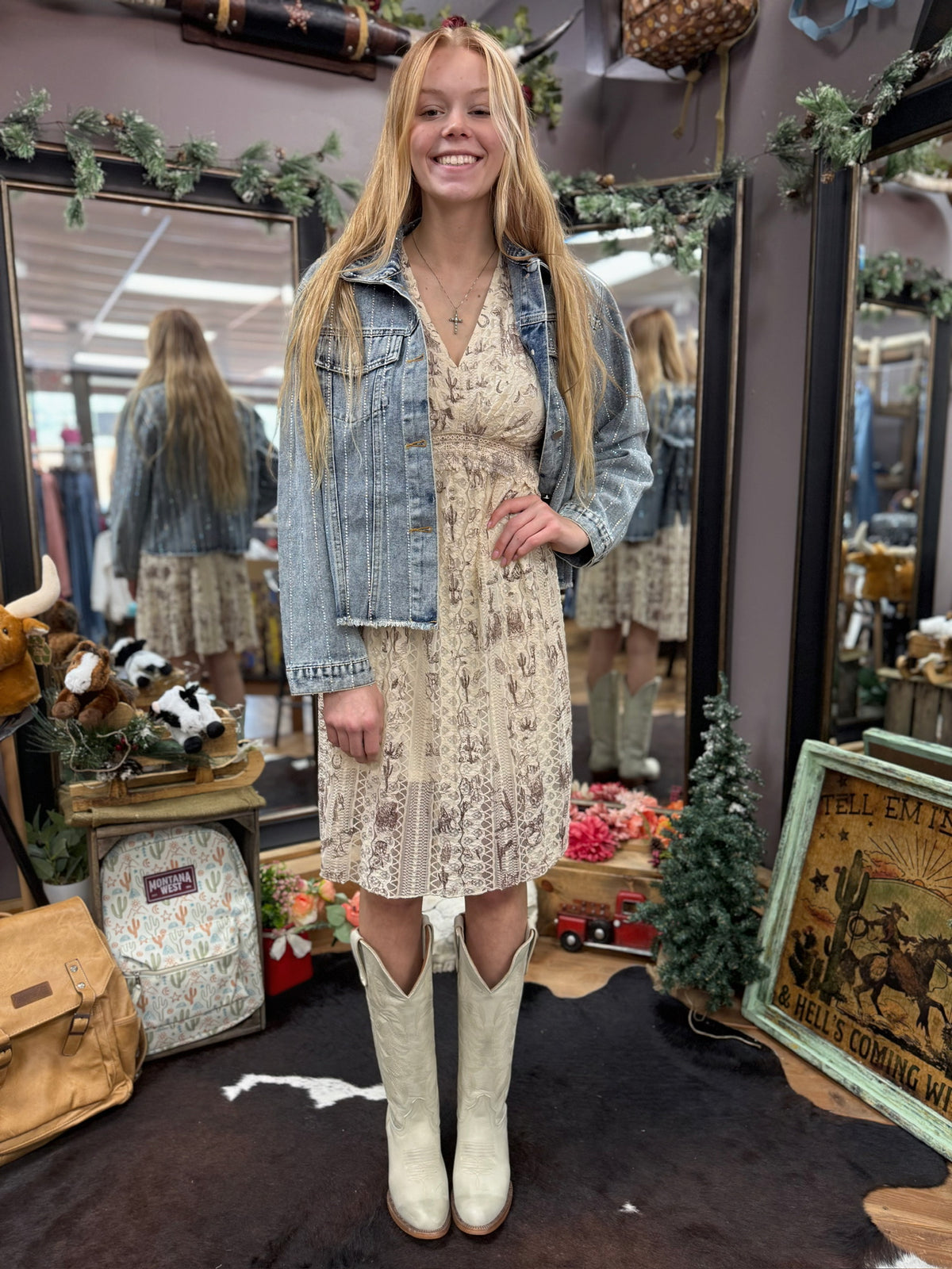 Desert Toile Lace Dress