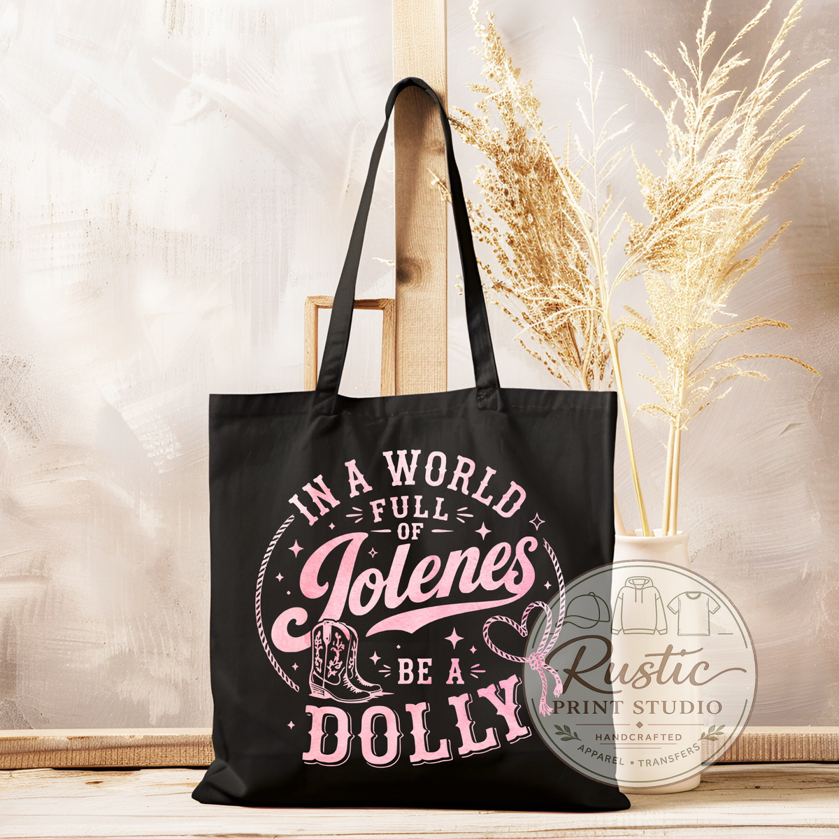Jolene Dolly Parton Tote Bag Western Cowgirl Dolly Tote