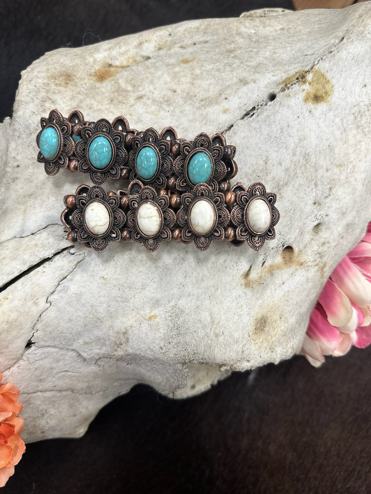 Western Floral Stretch Bracelet