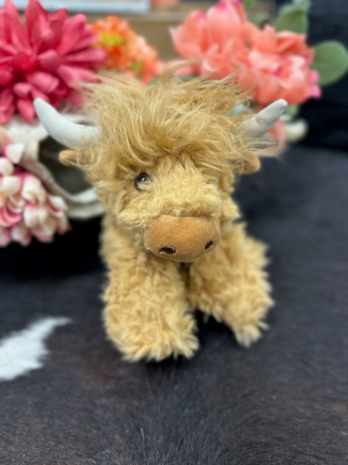 Mini Highland Cow Stuffed Animal – The Petting Zoo