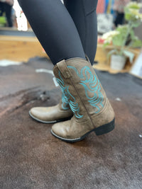 Teal Trail Blazers- Li'l Britches Boots