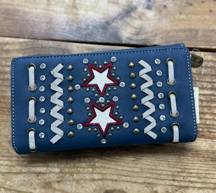 MW Stars & Studs Western Wallet