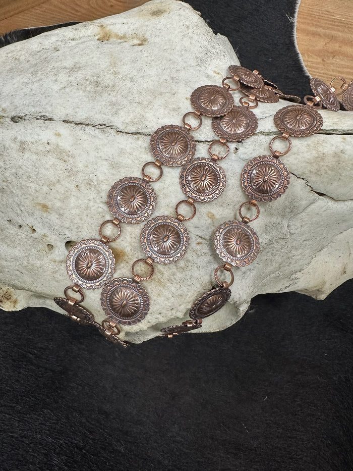 Bronzed Legacy Concho Belt