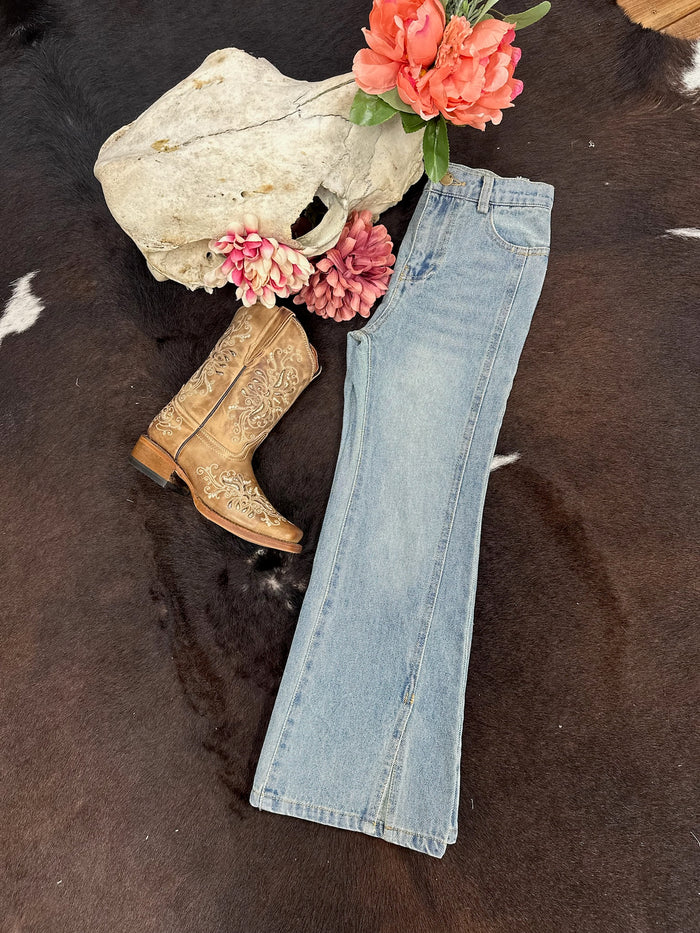 Lil Britches Wide Leg Denim Pants