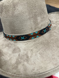 Austin Accent "Painted Desert" Beaded Hat Band