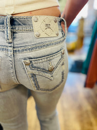 Miss Me Haven Stitch Bootcut Jean