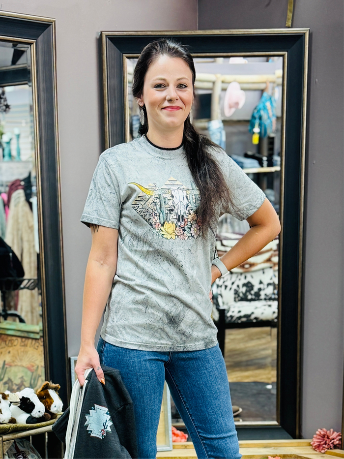 Desert Vibes Longhorn Tee