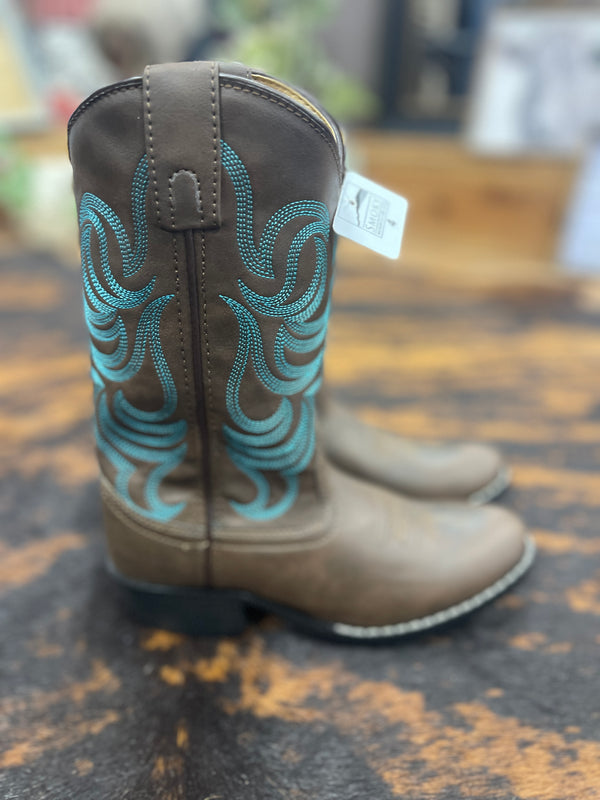 Teal Trail Blazers- Li'l Britches Boots