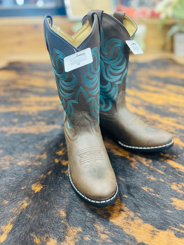 Teal Trail Blazers- Li'l Britches Boots