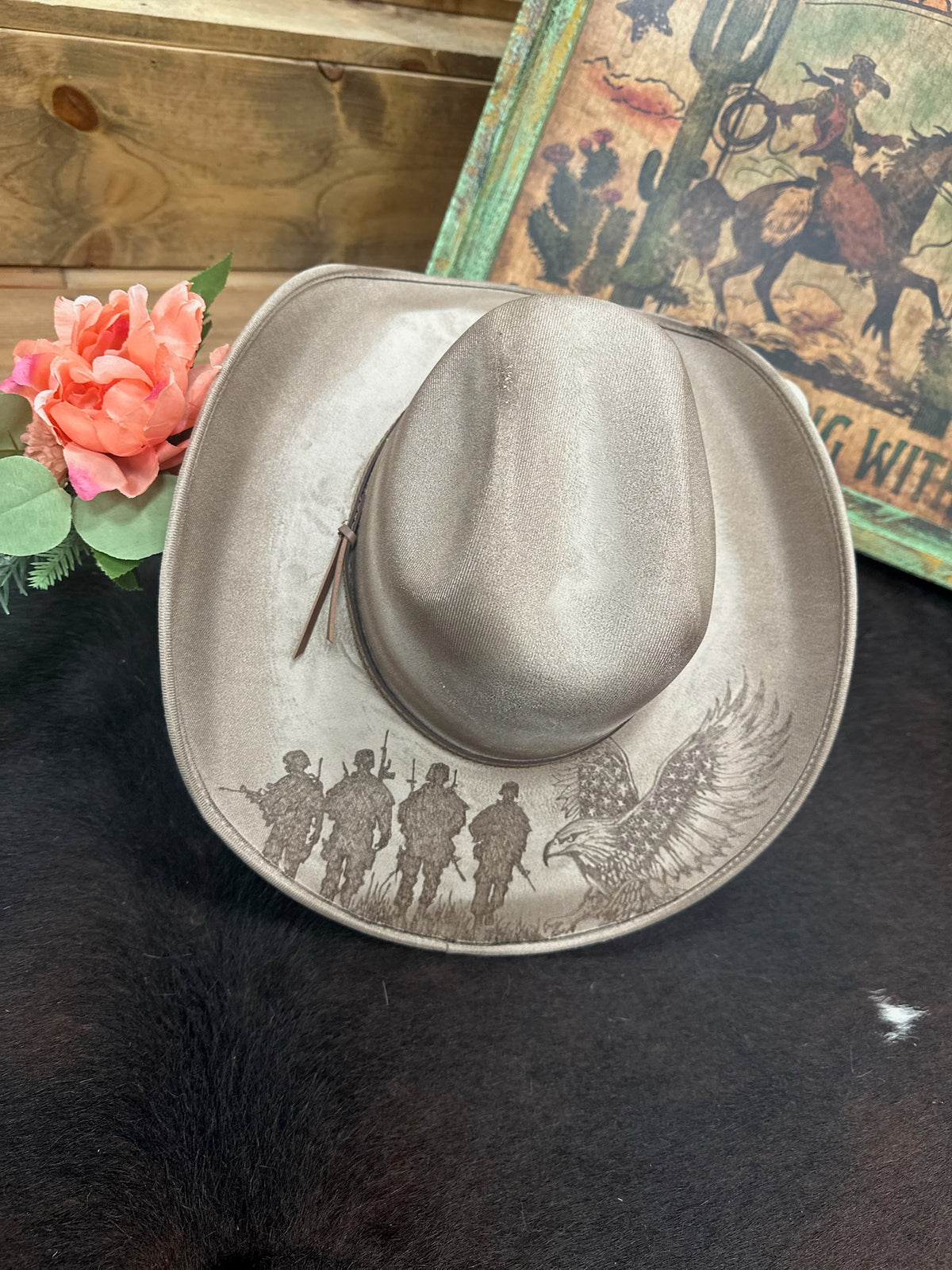 Freedom Fighters Burned Hat