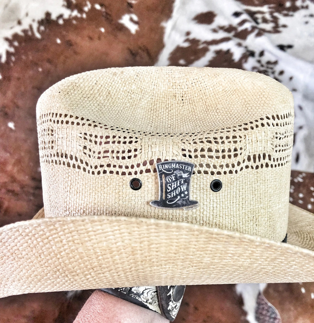 Ringmaster of the Shitshow Acrylic Hat Pin Hat Bar