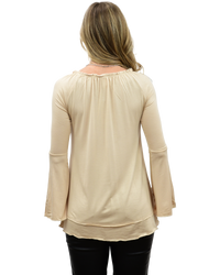Stay Wild  Bell Sleeve Top