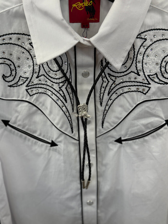 Bolo- Silver Jeweled
